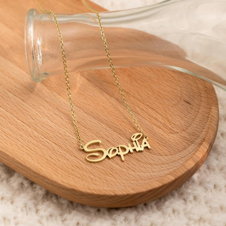 Disney Font Name Necklace