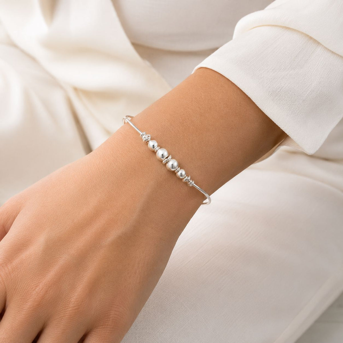 Minimal 925 Silver Bracelet