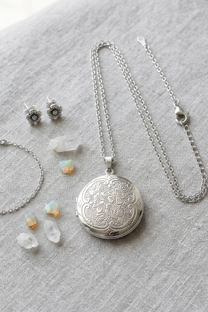Circle Locket Chain