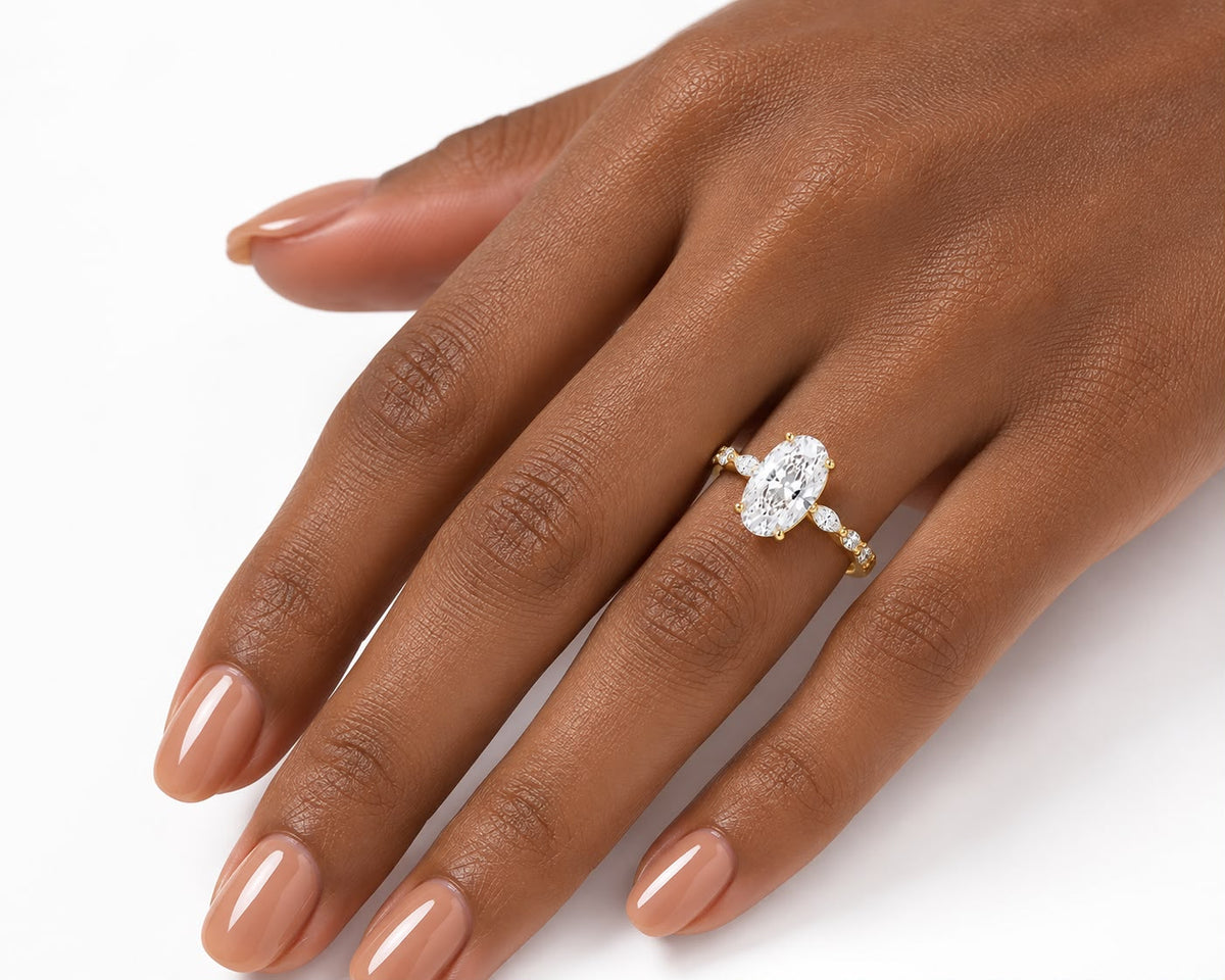Celeste Oval Ring