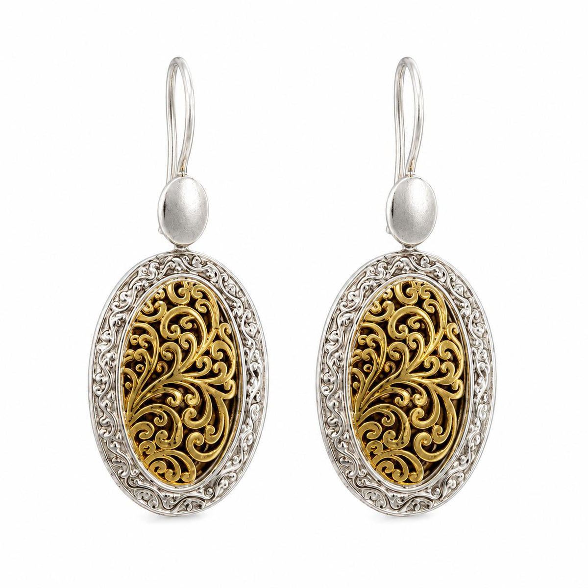 Golden Arabesque Earrings