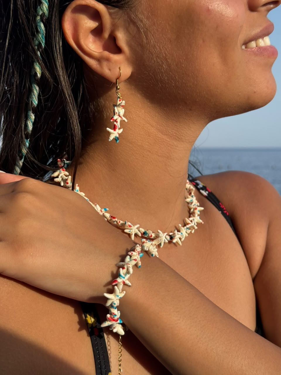Starfish Splash Jewelry Set