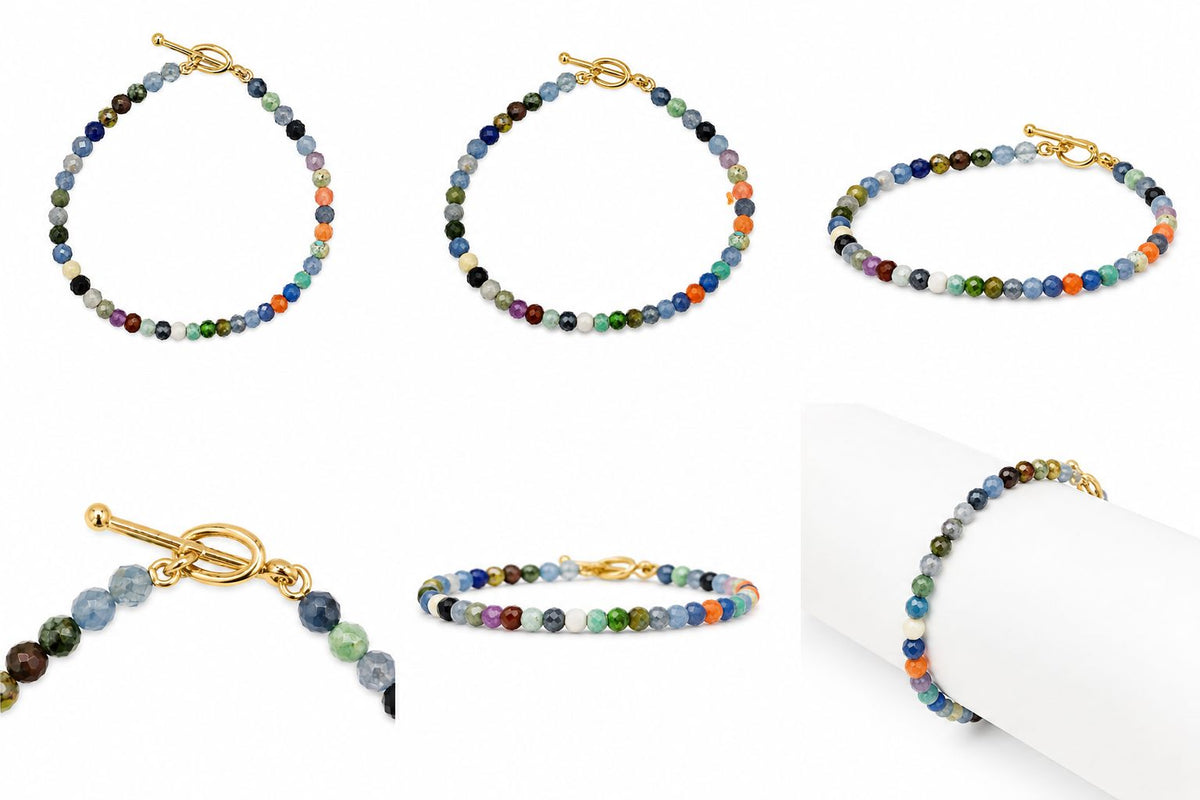 Aurora Mosaic Beaded Bracelet