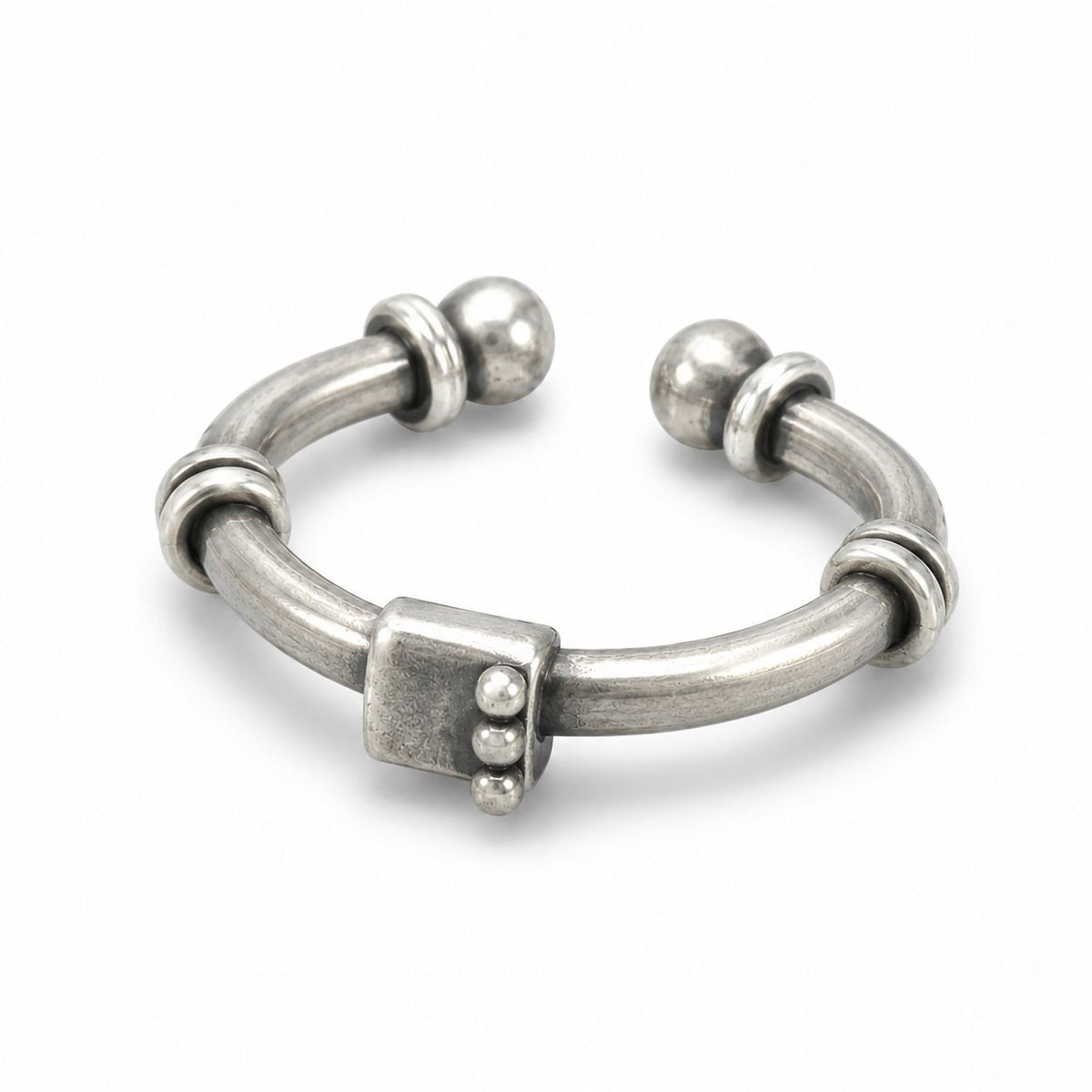 Minimal 925 Silver Adjustable Thumb Ring