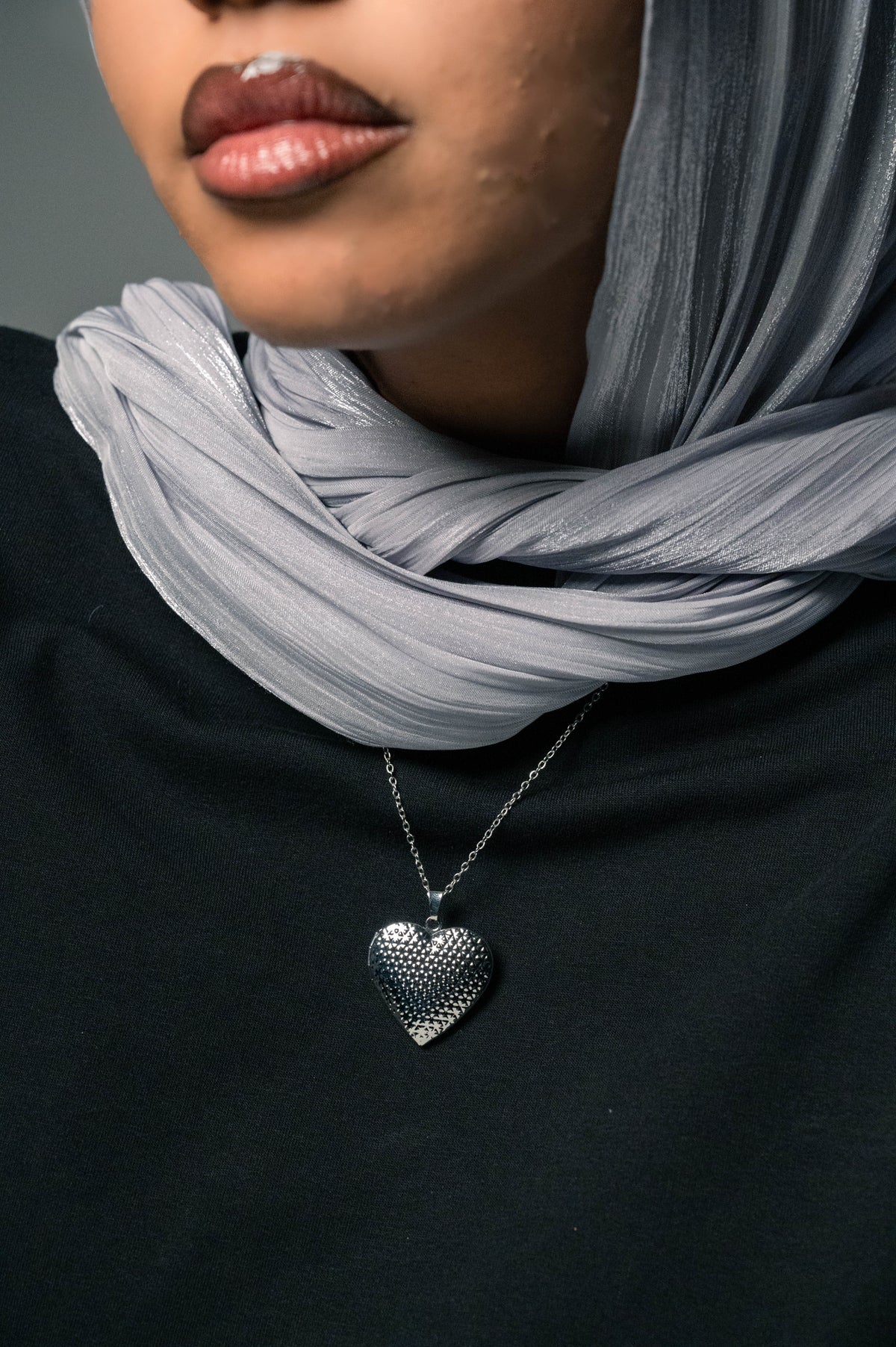 سلسلة لوكيت قلب Heart Locket Chain
