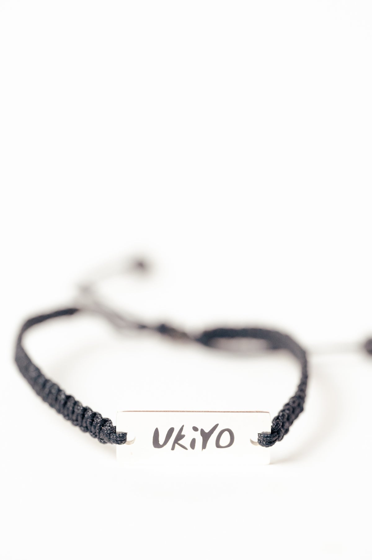 Black cord bracelet