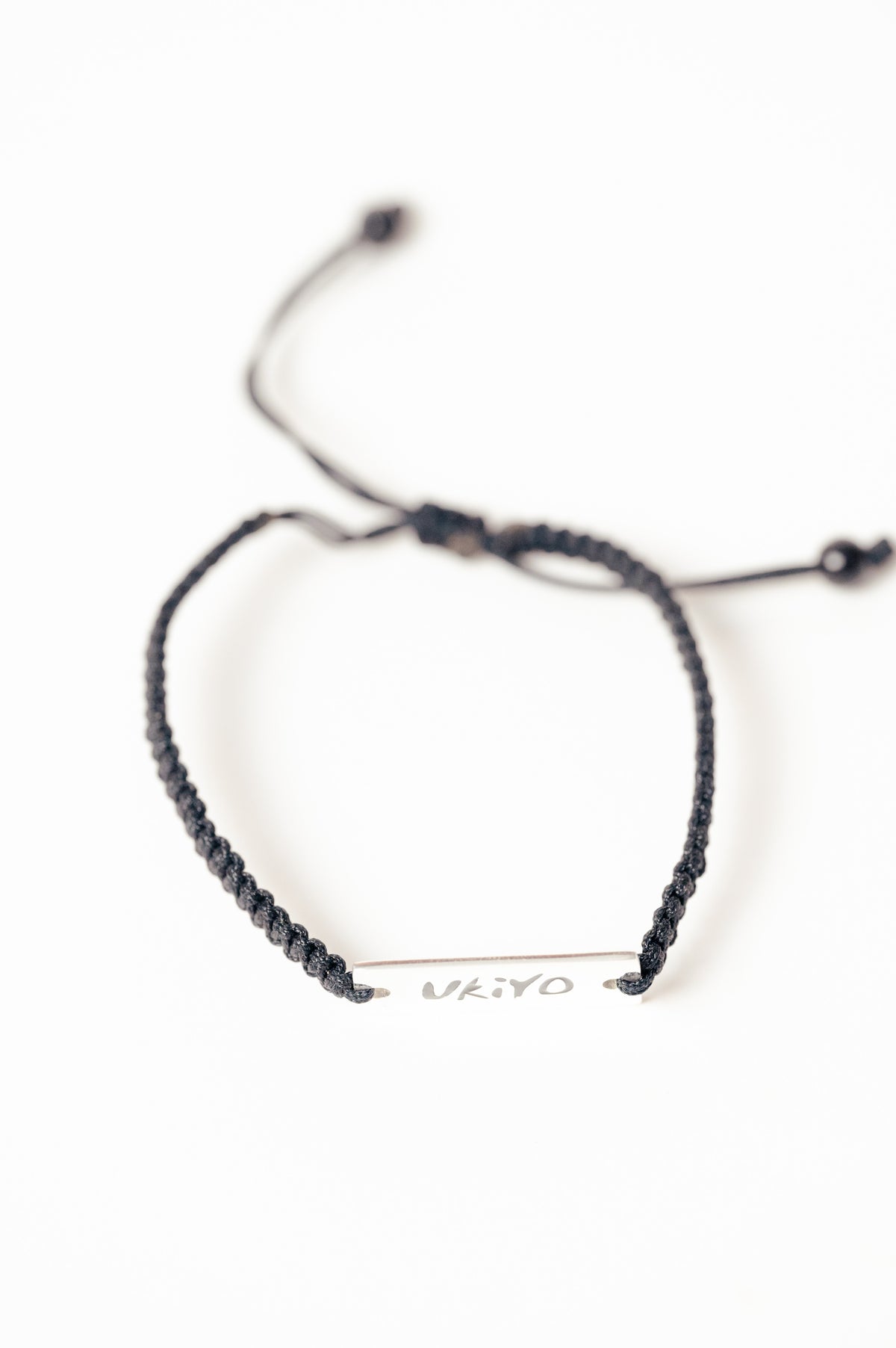 Black cord bracelet