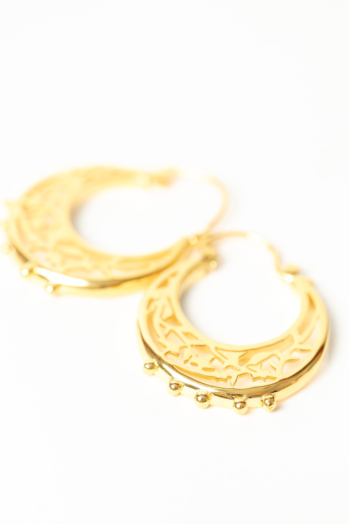 حلق شجرة الزيتون Olive leaf earrings