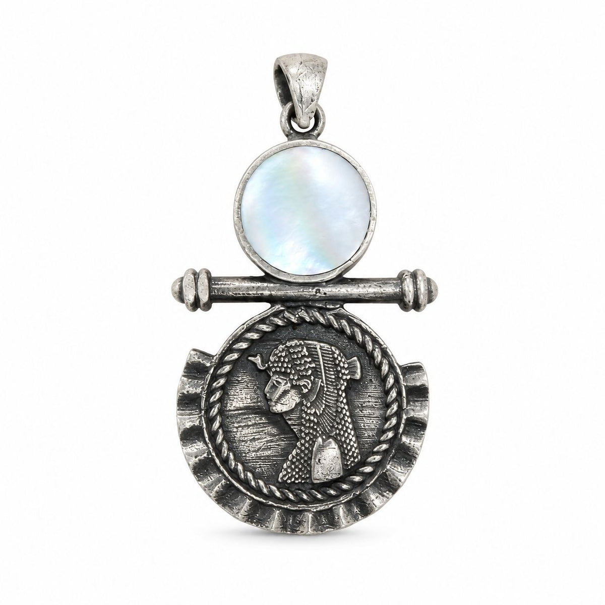 Cleopatra Mother of Pearl Pendant
