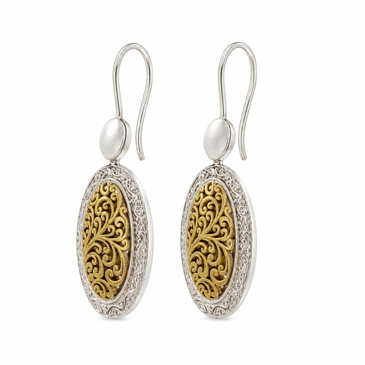 Golden Arabesque Earrings