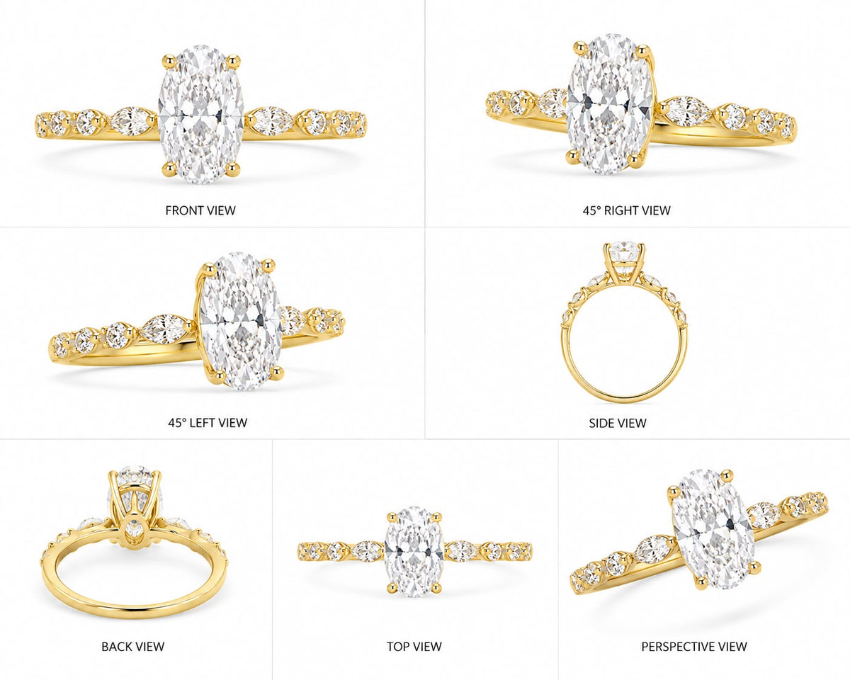 Celeste Oval Ring