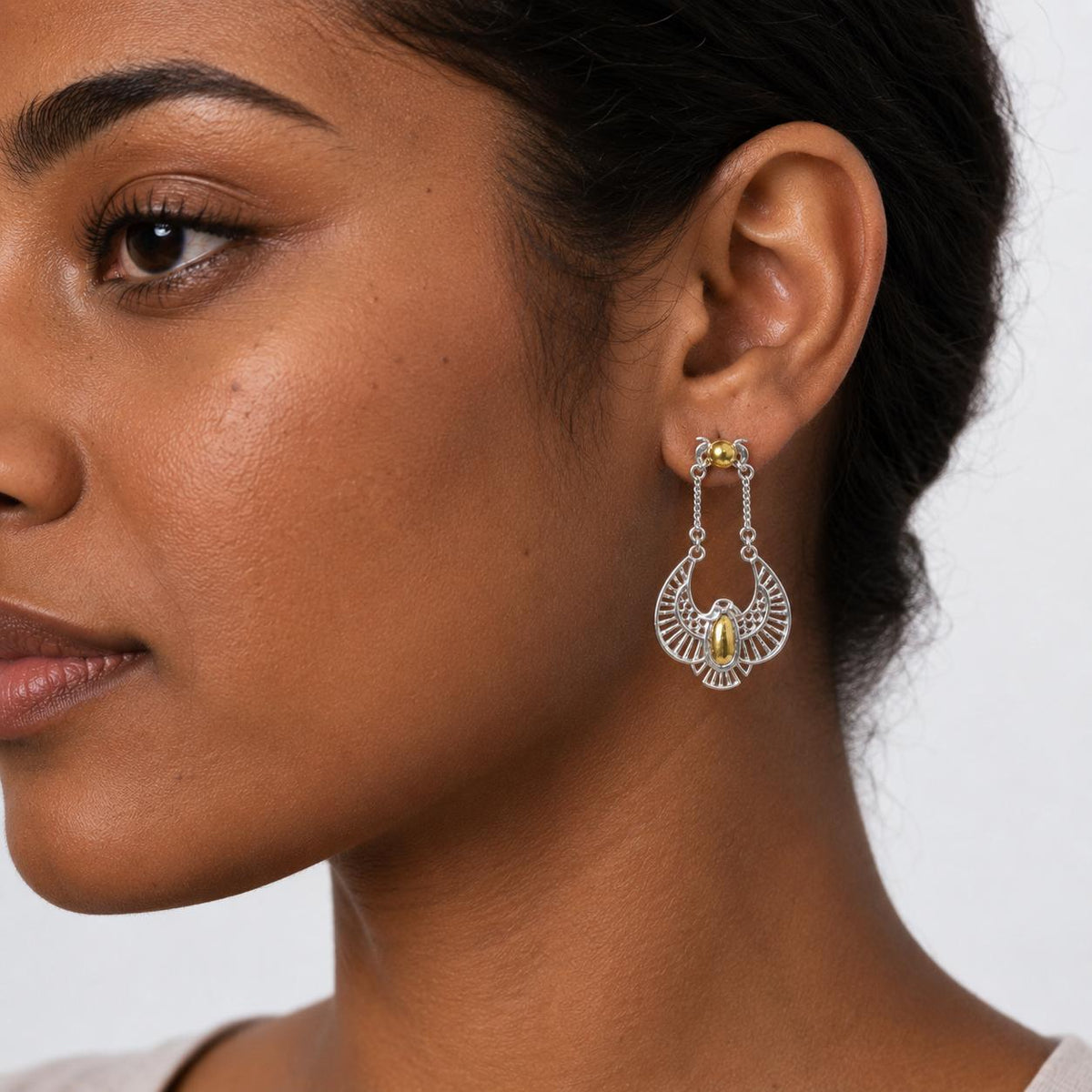 Golden Isis Earrings