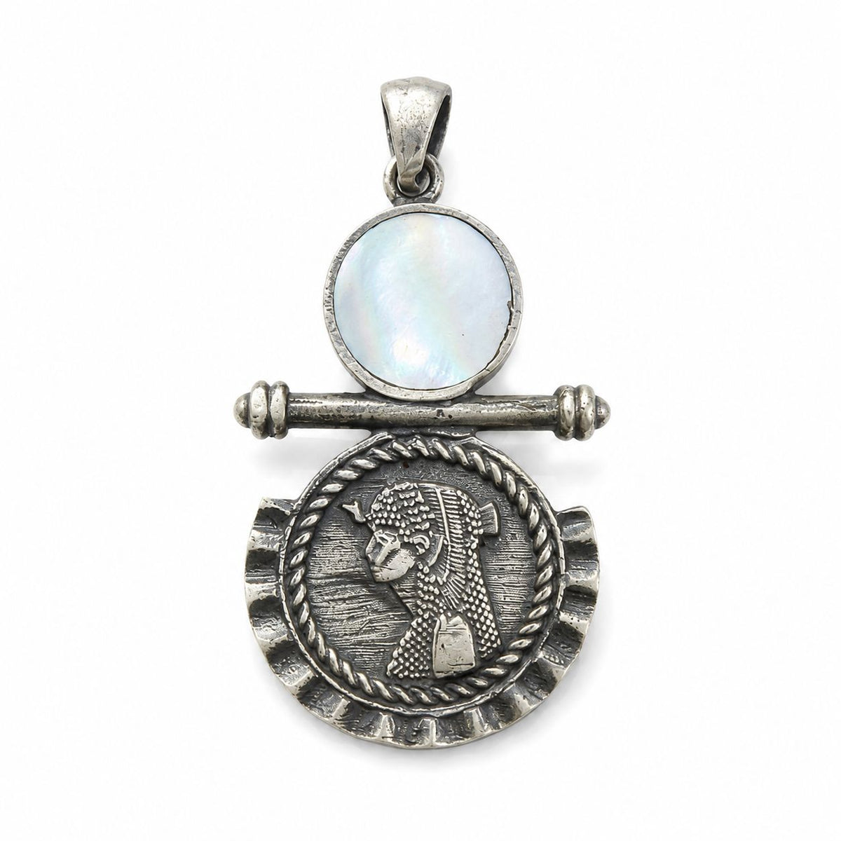 Cleopatra Mother of Pearl Pendant