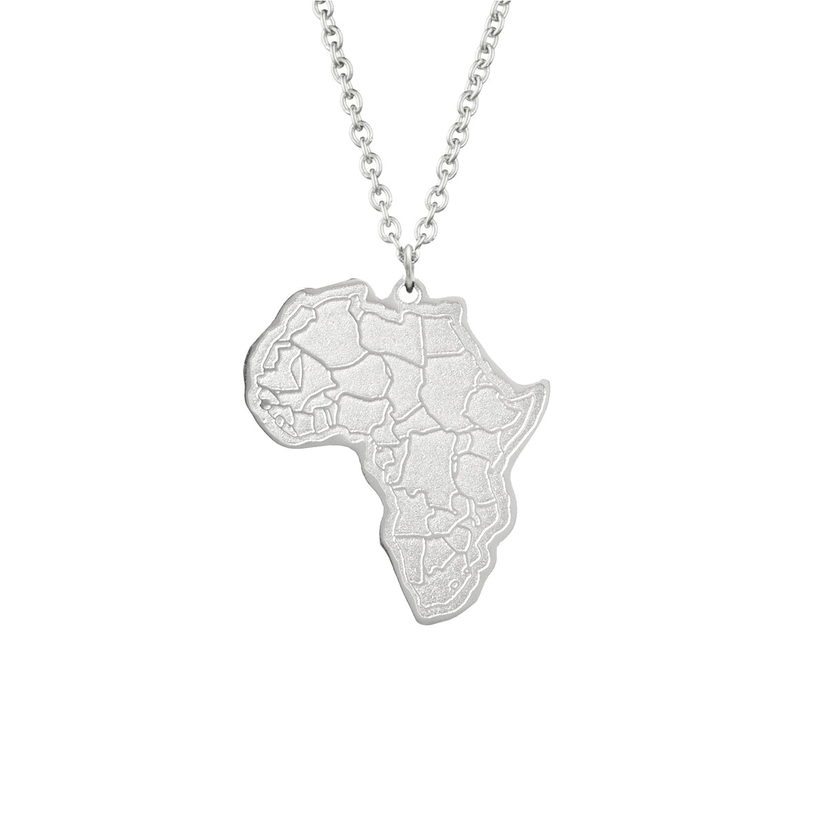 Africa Map Necklace سلسلة خريطة أفريقيا