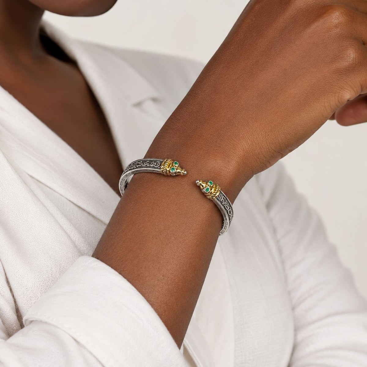 Arabic Heritage Cuff Bracelet