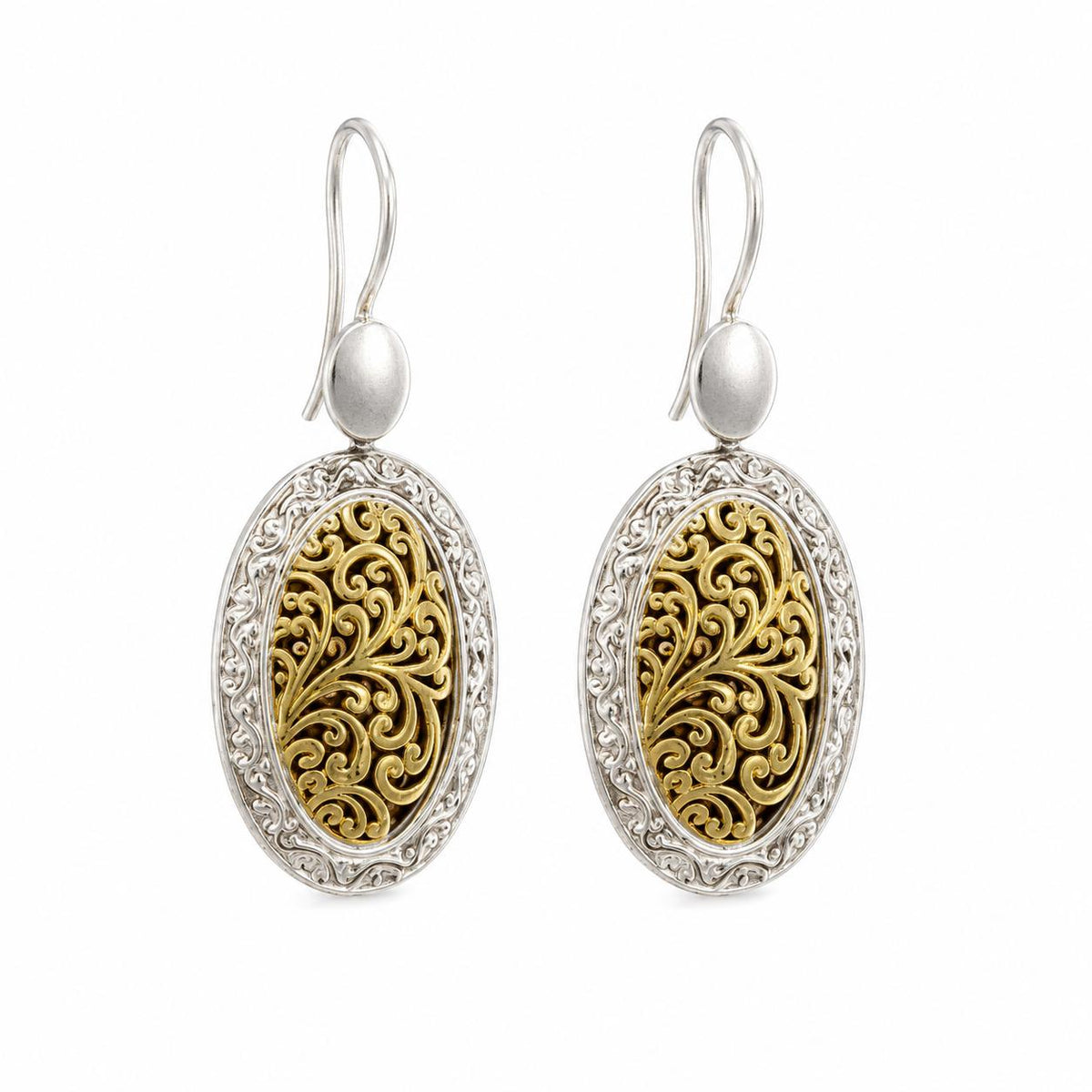 Golden Arabesque Earrings
