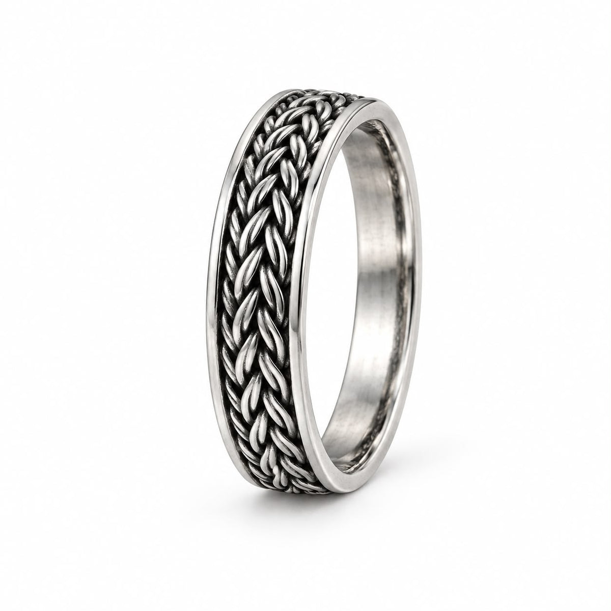 Braided Silver Ring