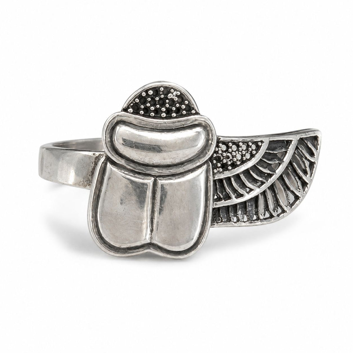 Winged Scarab Ring