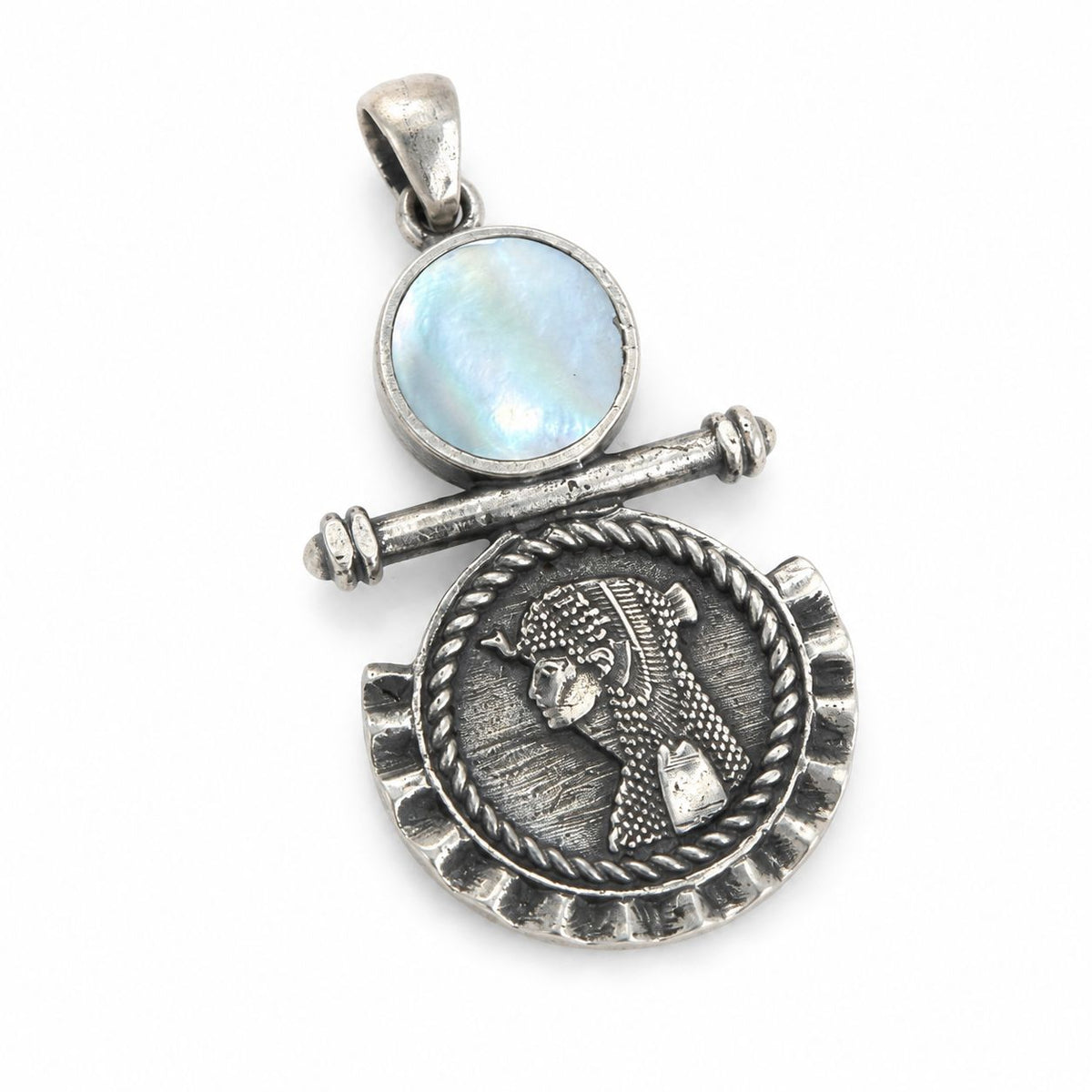 Cleopatra Mother of Pearl Pendant