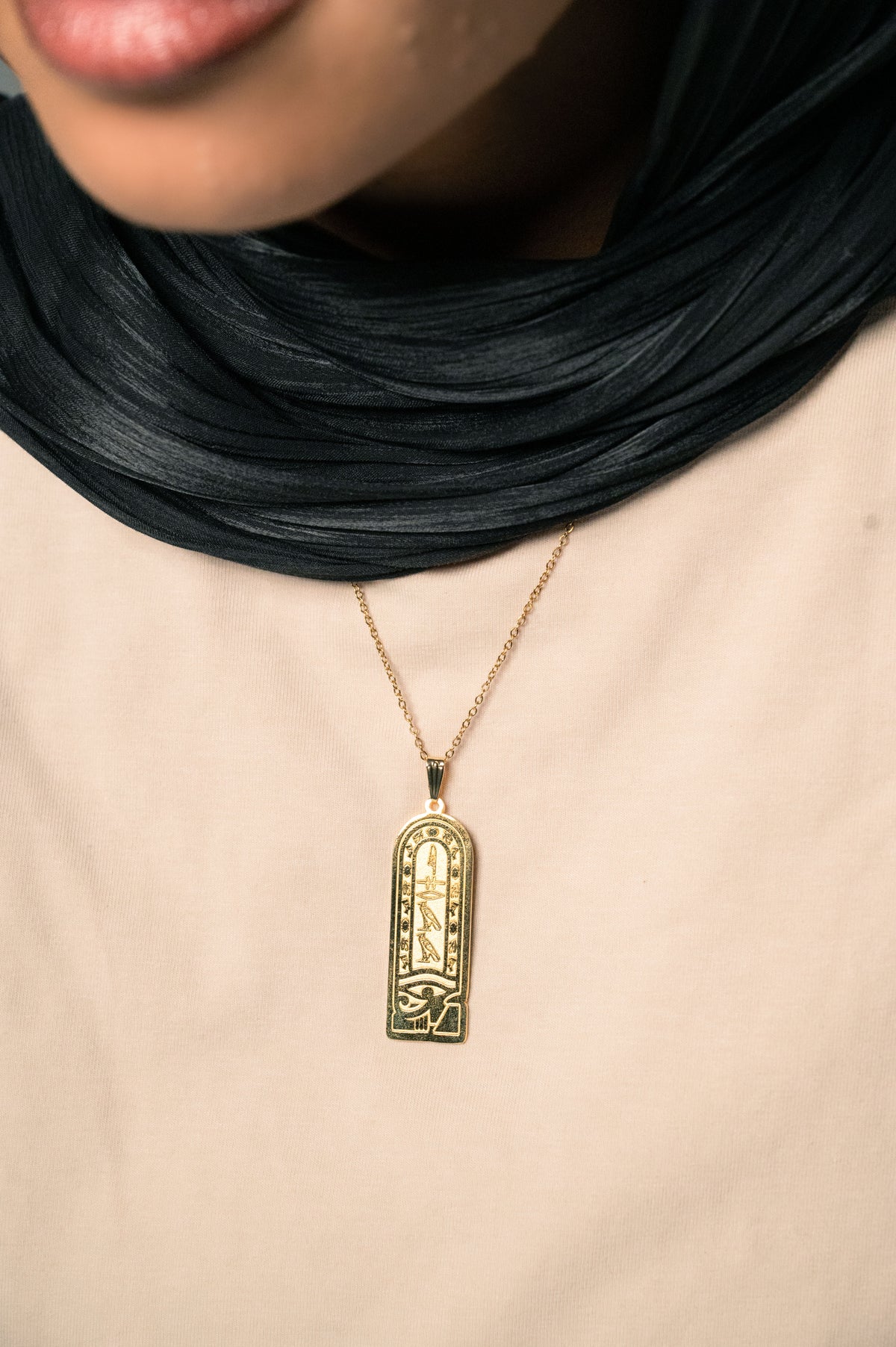 Cartouche Necklace سلسلة خرطوش فرعوني