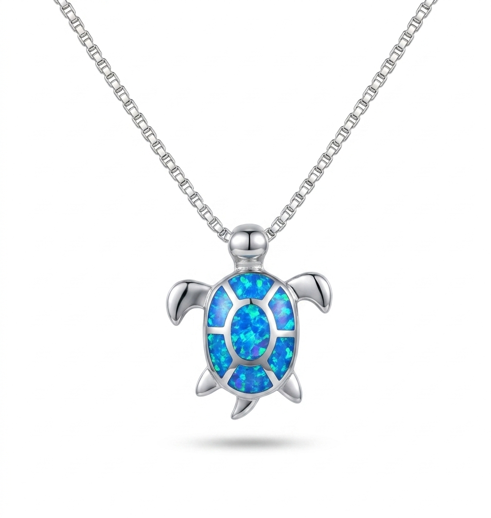 Ocean Soul Turtle Necklace 925