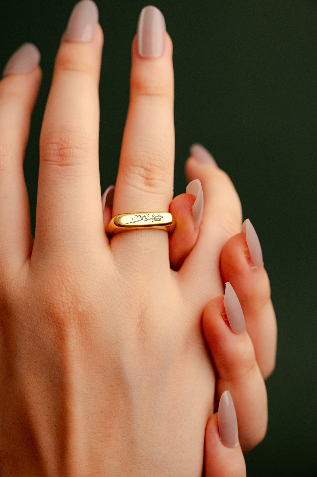 Engraved ring خاتم حفر