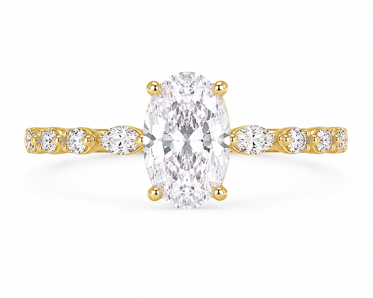 Celeste Oval Ring