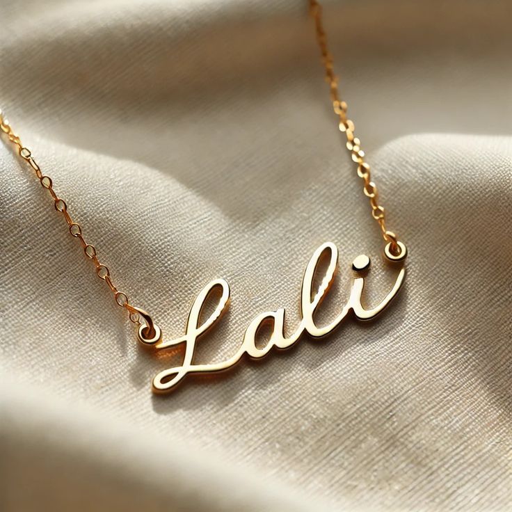 Signature Name Necklace