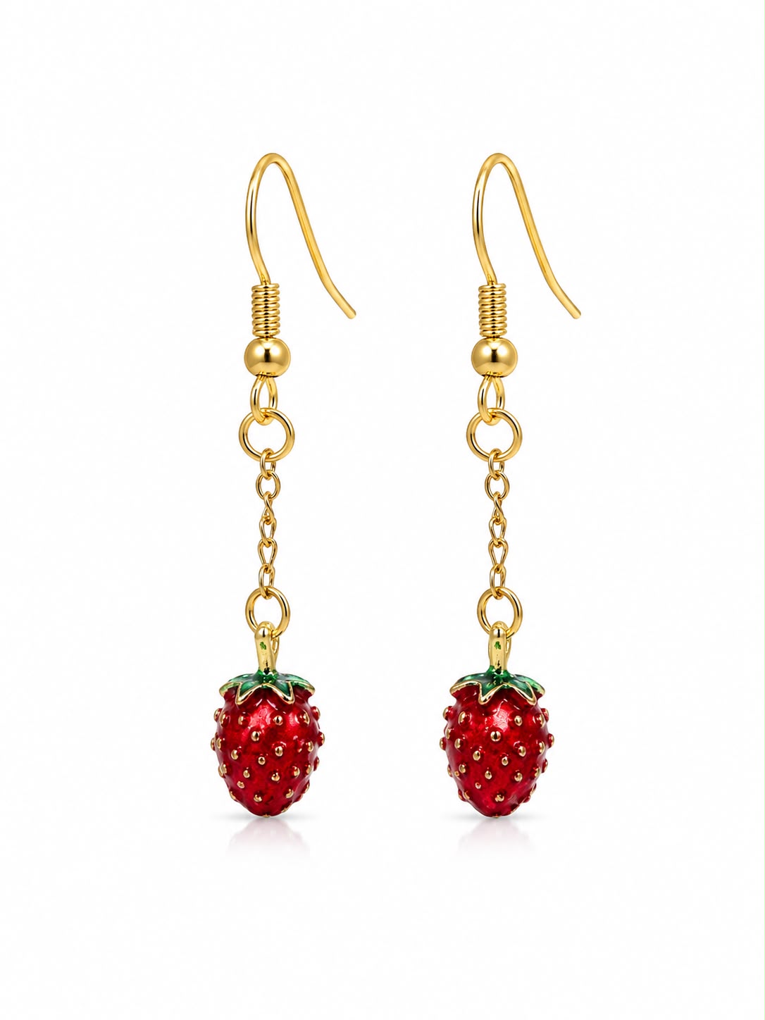 Strawberry Drop Earrings 🍓