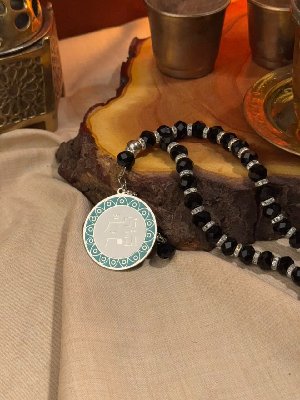 Noir Crystal Tasbih